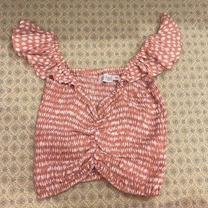 Tiare Hawaii tank top with ruffle sleeves.